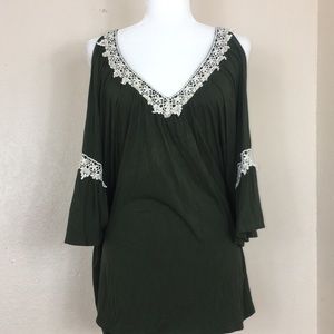 Vintage feel G collection 3X olive and white